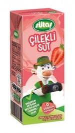 Sütaş Çilekli Süt 180ml uht