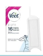 Veet Pure Hipoalerjenik Koltuk Altı ve Bikini Bölgesi 16'lı Sir Ağda Bandı