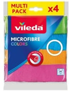 Vileda Colors 4'lü Mikrofiber Temizlik Bezi