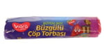 Viora Büzgülü Çilek Kokulu Büyük Boy Çöp Poşeti 10'lu