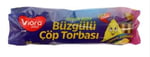 Viora Büzgülü Limon Kokulu Orta Boy Çöp Poşeti 15'li