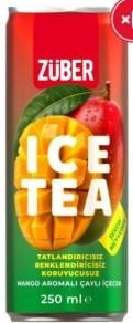 Züber Ice Tea Mango Aromalı 250mL