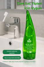 Bio AsiaBio Asia Aloe Vera Şampuan – Saç Derisini Yatıştıran, Kırılmayı Azaltan Bitkisel Bakım 300 ml