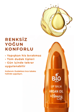 Bio AsiaBio Asia Argan Yağı & Bal Lip Balm – Yoğun Onarım Etkili Doğal Dudak Besleyicisi