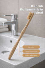 Bio AsiaBio Asia Bambu Diş Fırçası - Doğal Bambu Saplı Diş Fırçası