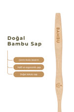 Bio AsiaBio Asia Doğal Bambu Diş Fırçası – Antibakteriyel, Ekolojik & Ahşap Kutulu Premium Model