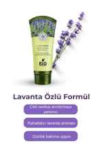 Bio AsiaBio Asia Lavanta Peeling Jel – Cildi Arındıran, Sakinleştirici & Rahatlatıcı Etki 150 ml