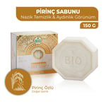 Bio AsiaBio Asia Pirinç Sabunu – Cilt Aydınlatıcı, Leke Görünümünü Azaltmaya Yardımcı Doğal Sabun 150 gr