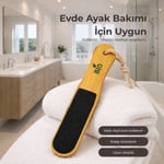 Bio AsiaBio Asia Profesyonel Ayak Topuk Törpüsü – Sertleşmiş Deriyi Arındıran Çift Yüzeyli Ahşap Törpü