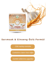 Bio AsiaBio Asia Sarımsak + Ginseng Sabunu – Saç Dökülmesi Karşıtı Güçlendirici Özlü Sabun 150 gr