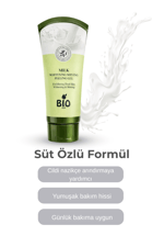 Bio AsiaBio Asia Süt Peeling Jel – Cildi Yumuşatan, Ölü Derileri Nazikçe Arındıran Süt Özlü Formül 150 ml