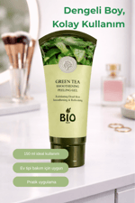 Bio AsiaBio Asia Yeşil Çay Peeling Jel – Yağ Dengesi Sağlayan, Gözenek Arındırıcı 150 ml