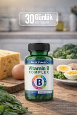 MultimedMultimed B Vitamini Kompleksi – Enerji Artırıcı & Sinir Sistemi Destek – 60 Tablet