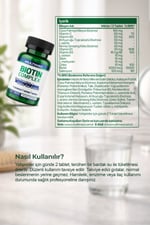 MultimedMultimed Biotin Kompleksi – Saç & Tırnak Güçlendirici Yüksek Etkili Formül – 120 Tablet