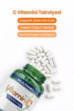 MultimedMultimed C Vitamini 1000 mg – Yüksek Doz Bağışıklık Güçlendirici – 30 Tablet
