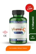 MultimedMultimed C Vitamini 1000 mg – Yüksek Doz Bağışıklık Güçlendirici – 30 Tablet