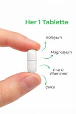 MultimedMultimed Kalsiyum Magnezyum Çinko D3 – Kemik, Diş & Kas Sağlığı – 60 Tablet