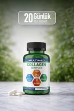 MultimedMultimed Kolajen 1000 mg – Cilt Elastikiyeti & Eklem Destek Formülü – 60 Tablet