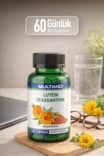 MultimedMultimed Lutein Zeaksantin – Sarı Nokta & Mavi Işık Koruyucu Göz Vitamini – 60 Kapsül