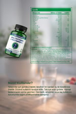 MultimedMultimed Multivitamin – 12 Vitamin + 6 Mineral + Ginseng + Q10 + Lutein + Kolin – 120 Tablet
