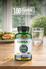 MultimedMultimed Omega 3 Balık Yağı 1000 mg – Trigliserid Formu Yüksek Emilim – 200 Softgel 