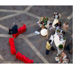 Amore Alev Kırmızı Bench