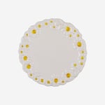Edelweiss Italy Camomilla Beyaz Servis Tabağı 36x36 cm  EW710D