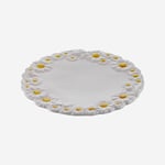 Edelweiss Italy Camomilla Beyaz Servis Tabağı 22x22 cm  EW711D