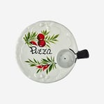 Edelweiss Italy Pizza Tabağı Pomodori 22 cm EW10004POM