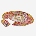 Kırmızı Limon Buketi Meze Tabağı 7'Li Set CAMC4123RD1