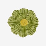 Maria Flor Çiçekli Yeşil Tabak 23 Cm 65021879