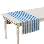 Mavi Çizgili Runner 50*150 Cm   CARNCA50150BL