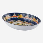 Mavi Goblet Desenli Oval Kase 33Cm CAMC2083BL1