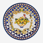 Mavi Goblet Desenli Yemek Tabağı 28Cm CAMC1080BL2