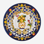 Mavi Vazo Desenli Tabak 21,5Cm CAMC1079BL2