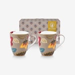 Pip Studio Haki Porselen Kupa Seti 350 Ml 51002590