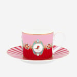 Pip Studio Kırmızı Pembe Porselen Çay Fincanı 200 Ml 51004012