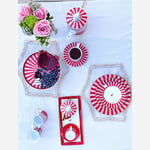 Pip Studio Kırmızı Pembe Porselen Kahvaltı Tabağı 21 Cm 51001026