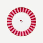 Pip Studio Kırmızı Pembe Porselen Pasta Tabağı 17 Cm 51001238
