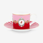 Pip Studio Kırmızı Porselen Çay Fincan Seti 200 Ml 51004227