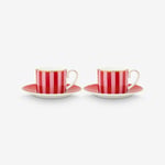 Pip Studio Kırmızı Porselen Kahve Fincan Seti 90 Ml 51004226