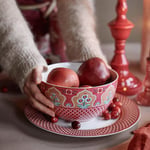 Pip Studio Kırmızı Porselen Kase 18 Cm 51003196
