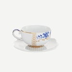 Pip Studio Mavi Beyaz Porselen Kahve Fincanı 125 Ml 51004036