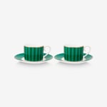 Pip Studio Yeşil Porselen Kahve Fincan Seti 90 Ml 51004228