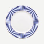 Royal Çizgili Mavi Tabak 21 cm 