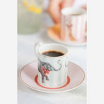 Yvonne Ellen ANIMALS FİL & ZÜRAFA İKİLİ KAHVE FİNCANI SETİ  YEANIESPCUP2