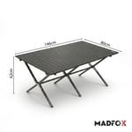 Madfox Foldex Katlanabilir Alüminyum Kamp Masası (8 Kişilik)