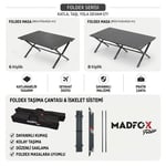 Madfox Foldex Katlanabilir Alüminyum Kamp Masası (8 Kişilik)