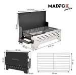 Madfox SteelFold Paslanmaz Çelik Katlanabilir Mangal