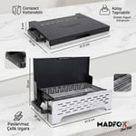 Madfox SteelFold Paslanmaz Çelik Katlanabilir Mangal